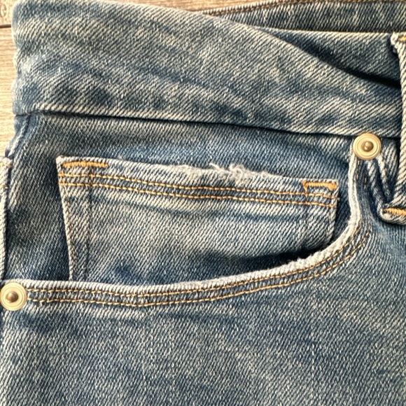 Good American Women's Distressed Denim Blue Jeans Size 10/30 GVL67T - Picture 6 of 13